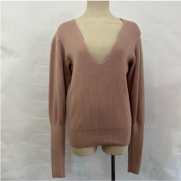 Free People V Neck Knit Sweater 315 - Picture 1 of 3